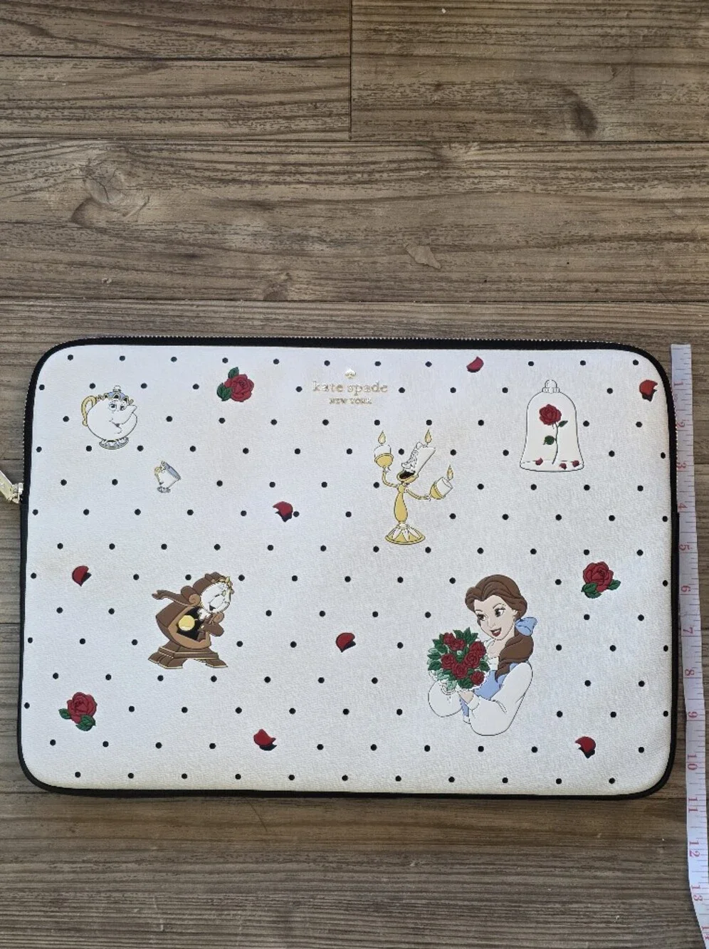 kate spade x Disney Beauty and the Beast Universal Laptop Sleeve